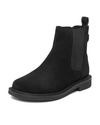 Botine dama,  piele naturala, negru CEO-WI23-ROUND-01