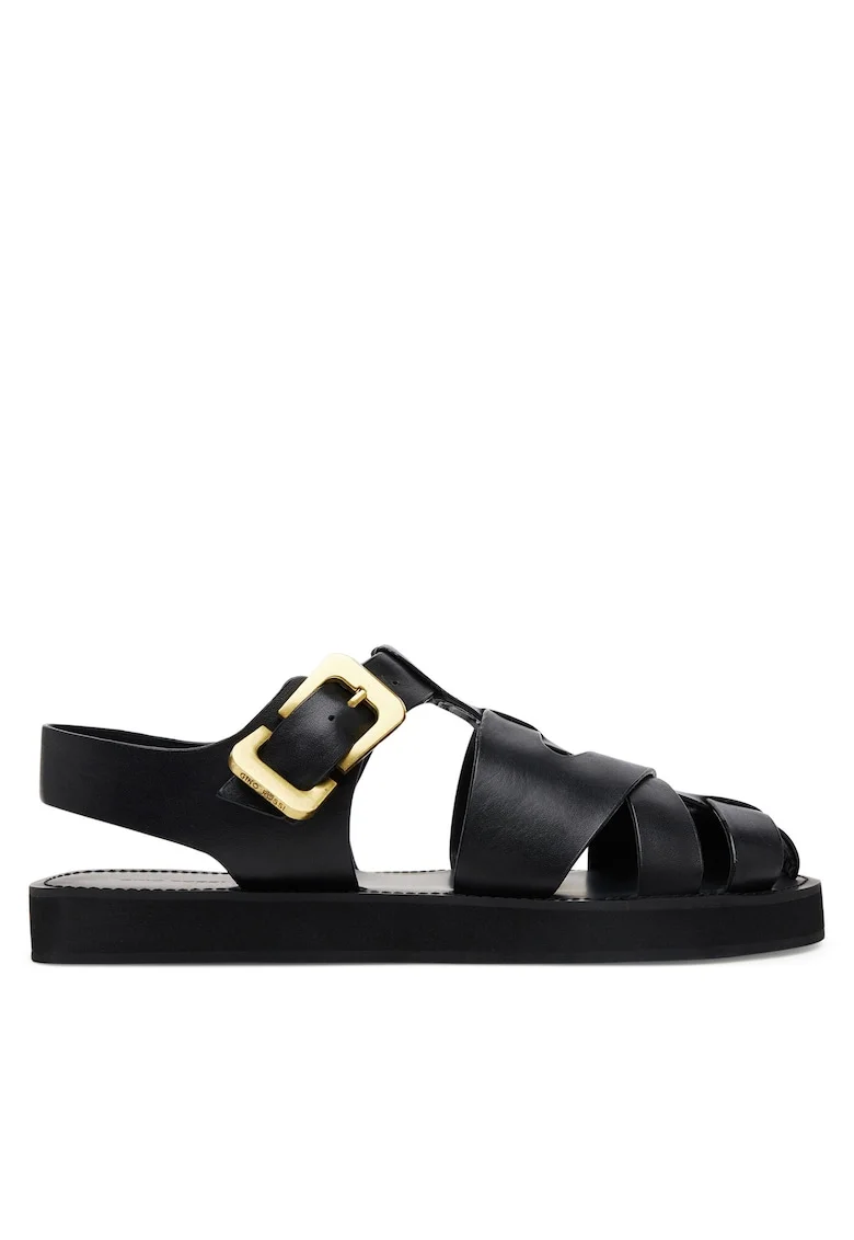 Sandale dama,  LOCK-CS882-HM-01, piele naturala, negru