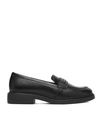 Mocasini dama  piele naturala, negru, CEO-RST-56007-03