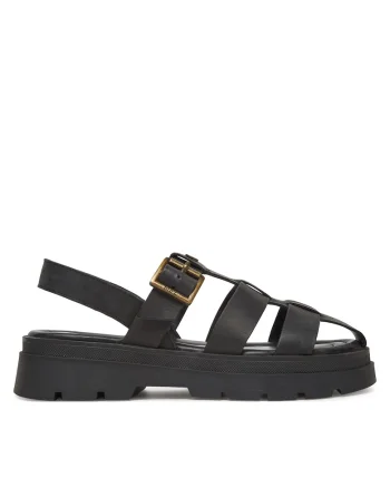 Sandale barbati  piele naturala, negru