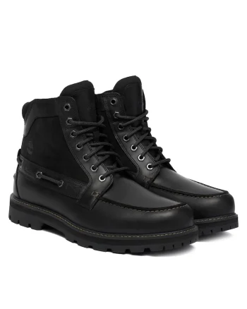 Ghete barbati,  Mid Lace UP Boot TB0, piele naturala, negru