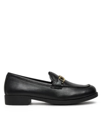 Mocasini dama  Vitello Nero, piele naturala,