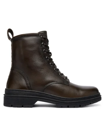 Ghete dama  7A2 1-25230-41, piele naturala, verde,