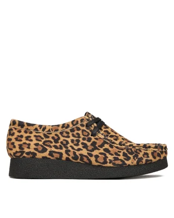 Leopard Suede, piele naturala, Maro