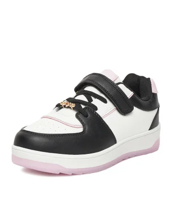 Pantofi copii,  fete, alb negru