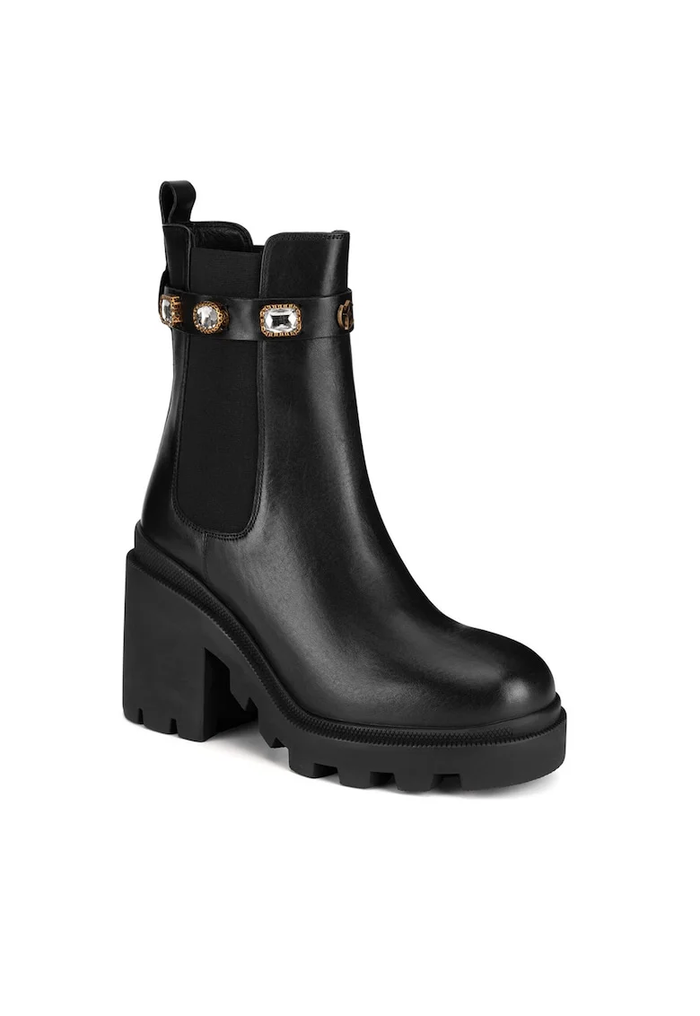 Botine dama  MOANA-01W4-002, Negru