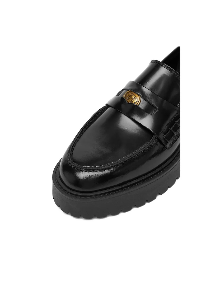 Mocasini dama  piele naturala, Negru