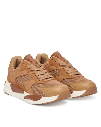 Pantofi copii,  G1V2, piele ecologica, maro