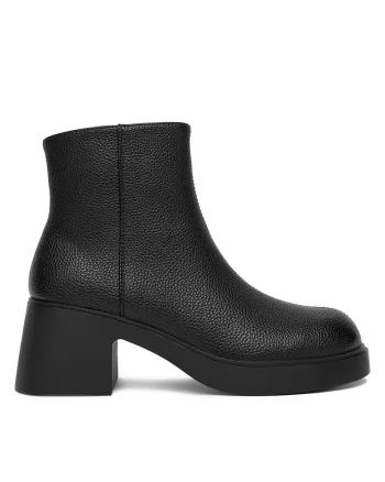 Botine dama,  negru, textil CEO-HY2T683S-1