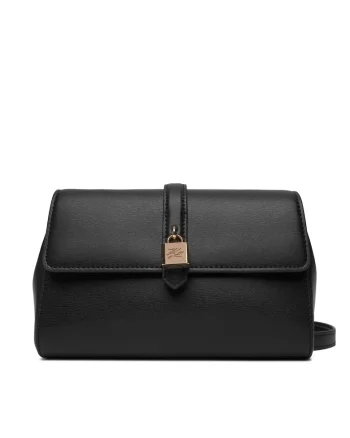 Geanta dama  neagra/aurie, din piele naturala, model 992