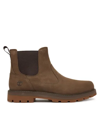 Ghete barbati,  Britton Road, piele naturala, maro