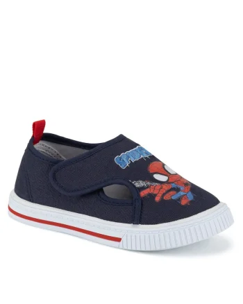 Pantofi baieti AW24-226SPIDMV,  Textil, Bleumarin,