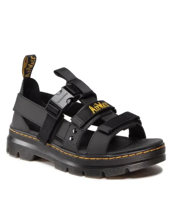 Sandale barbati  Pearson, piele naturala, negru,