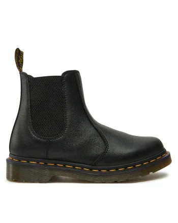 Ghete Chelsea dama,  piele naturala, negru