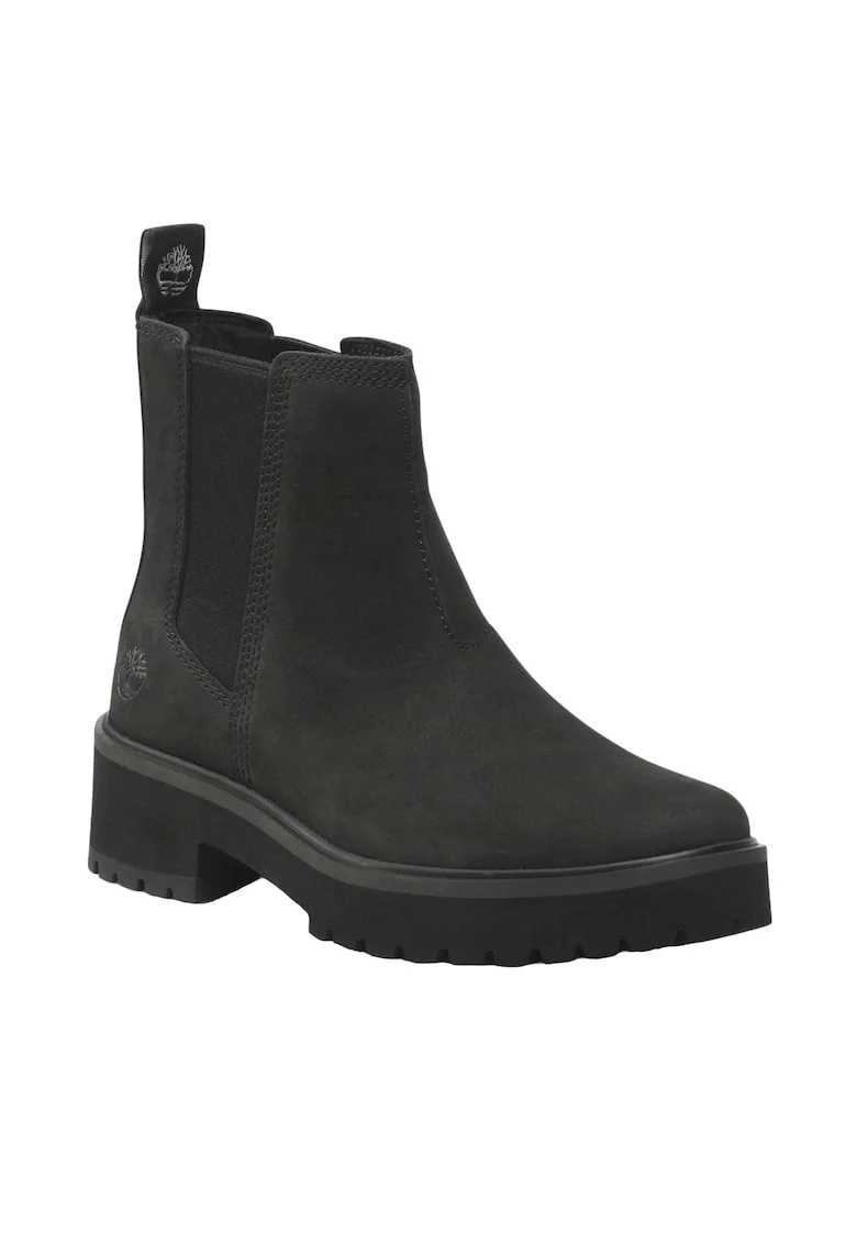 Botine dama,  Carnaby Cool Basic C, negru, piele naturala