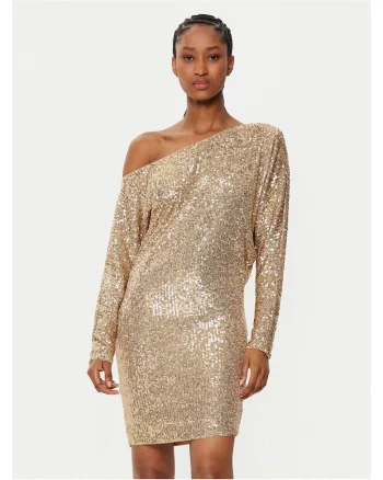 Rochie de cocktail Marciano Guess, auriu