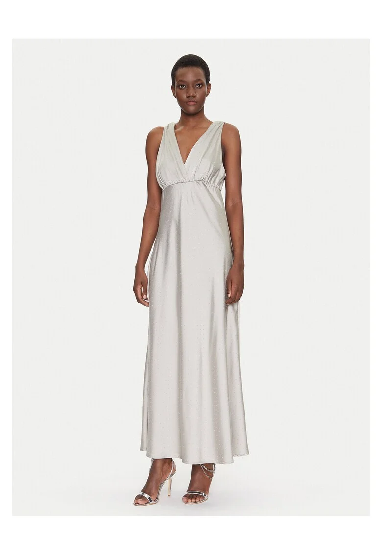 Rochie de seara de dama  argintiu,