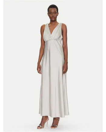 Rochie de seara de dama  argintiu,
