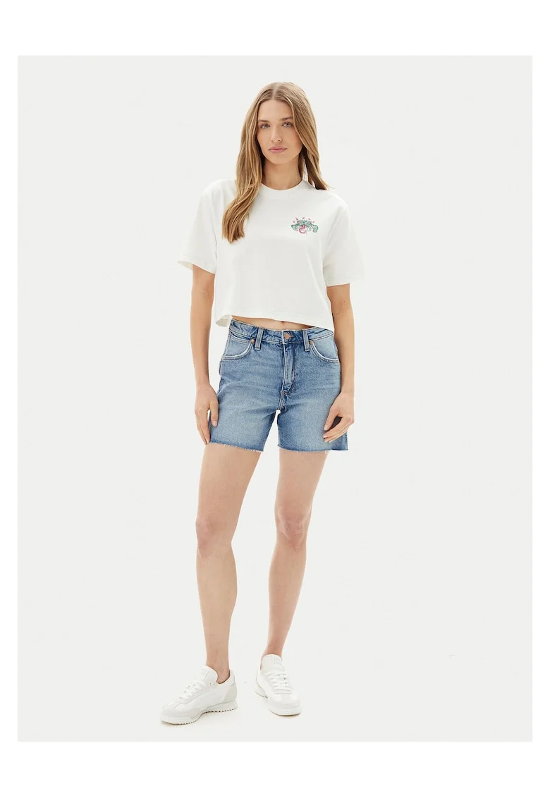 Tricou dama  alb, bumbac