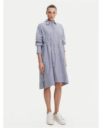Rochie camasa  albastru, dama, 2 caracteristici reprezentative