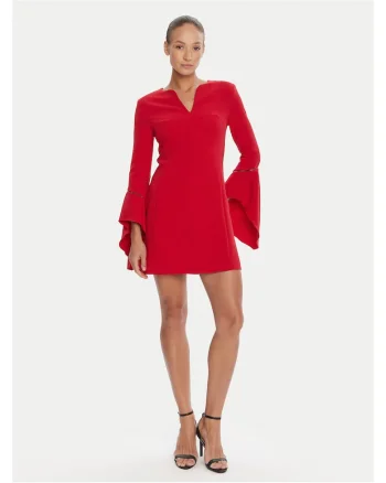 Rochie de cocktail dama  rosu, fabricatie de calitate