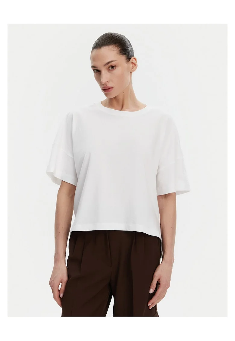 Tricou dama  alb, din bumbac