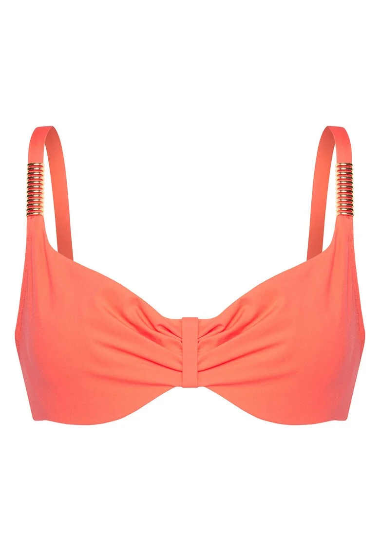 Top de bikini  coral