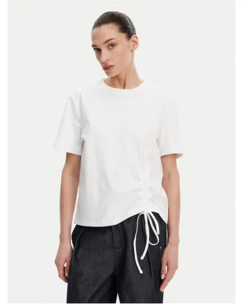 Tricou dama  culoare alba, bumbac