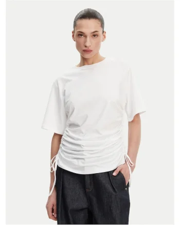 Tricou dama  alb, bumbac