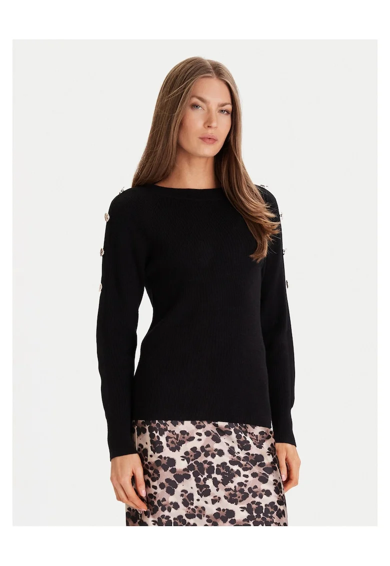 Pulover dama  negru, moale