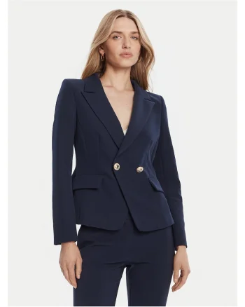 Sacou dama  bleumarin, fabricat usor
