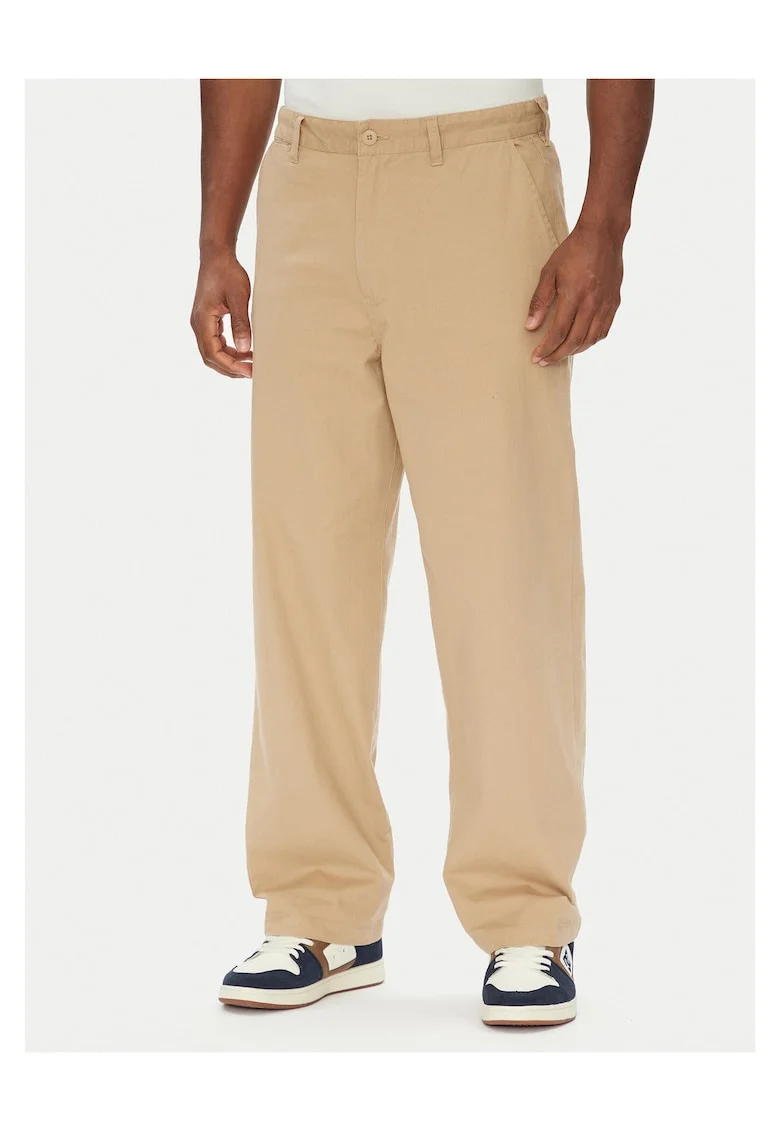Pantaloni barbati,  bej, chino