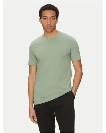Tricou barbati  verde menta, bumbac