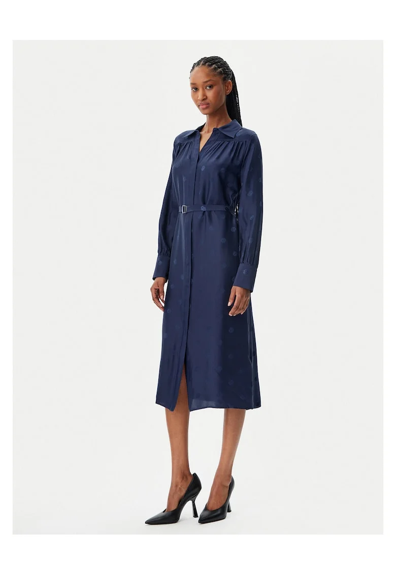 Rochie camasa dama,  bleumarin