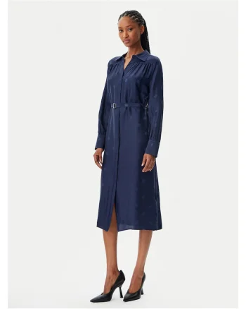 Rochie camasa dama,  bleumarin
