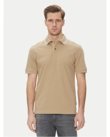 Tricou barbati  bej, material 100% bumbac