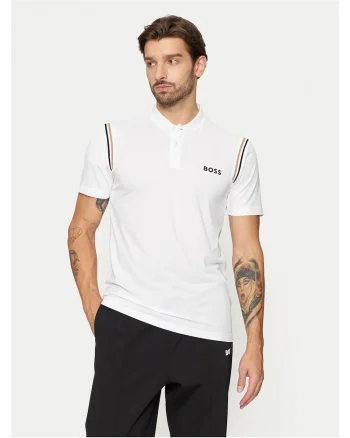 Tricou barbat  alb, bumbac,