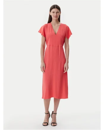 Rochie casual  corai