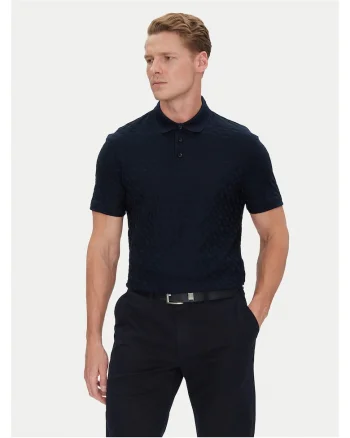 Tricou barbat  bleumarin, bumbac