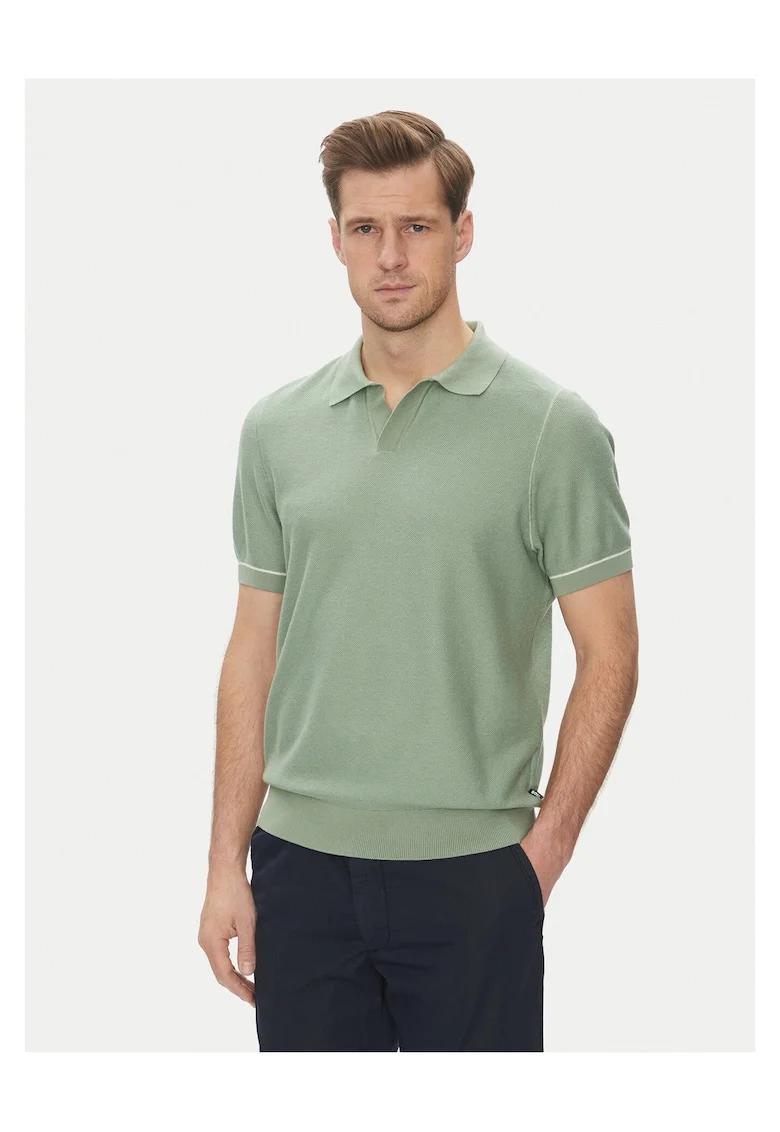 Tricou barbati  verde, 100% bumbac,