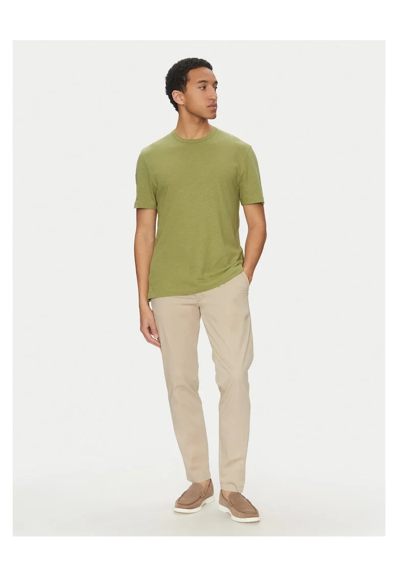 Tricou barbat  verde, bumbac,