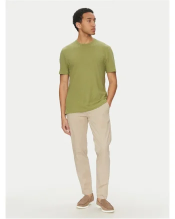 Tricou barbat  verde, bumbac,