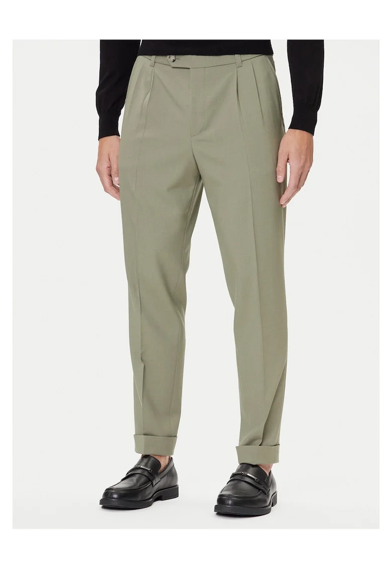 Pantaloni eleganti barbati,  verde