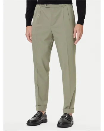 Pantaloni eleganti barbati,  verde