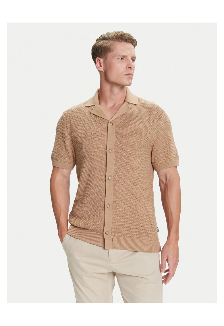 Cardigan barbatesc  bej