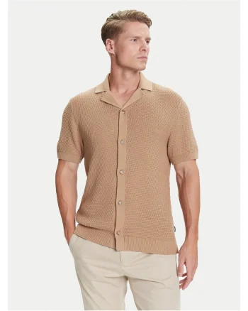 Cardigan barbatesc  bej