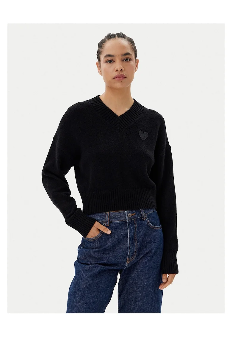 Pulover dama,  negru