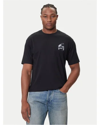 Tricou barbat  culoare neagra, bumbac