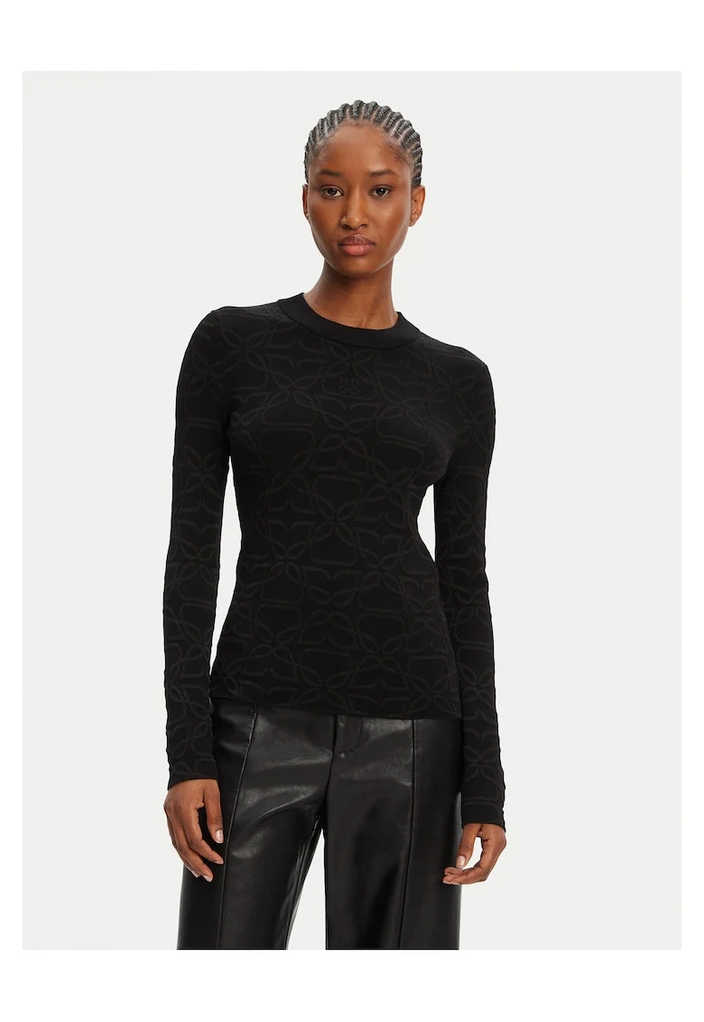 Pulover dama  negru, material de calitate