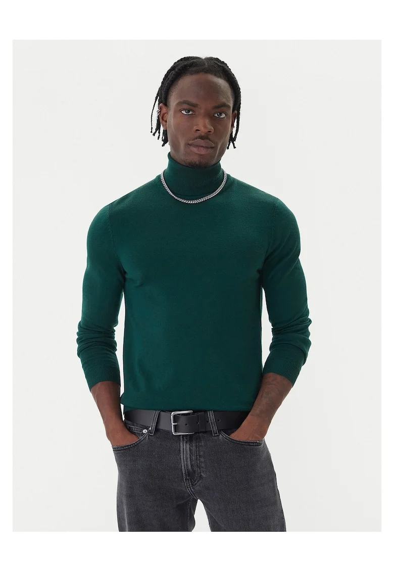 Pulover pentru barbati  verde, bumbac